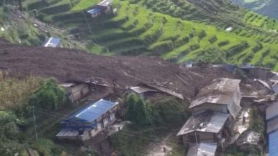 Sindhupalchowk flood victims receive relief materials