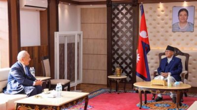 Thai Ambassador to Nepal Vorasaph calls on PM Oli