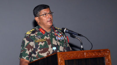 Chief of Army Staff Thapa urges abstention from carrying out…