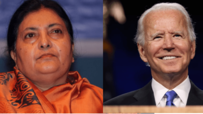 President Bhandari’s letter to US counterpart handed over