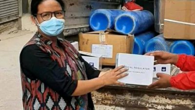 Former Minister Pahadi sends health supplies in Dolpa