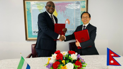 Diplomatic ties established between Nepal and Sierra Leone
