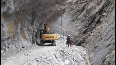 Nepal’s road disrupted with explosives used in Mansarobar road construction