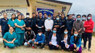 Nepal Police arranges free treatment to flood survivors in Sindhupalchwok
