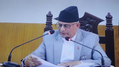 Province 1 chief Adhikari offers greetings on Jitiya festival