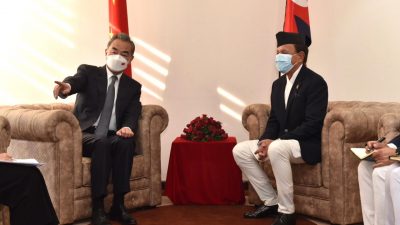 Foreign Minister Khadka meets his Chinese counterpart Wang