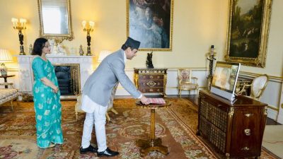 Ambassador Acharya presents letter of credence