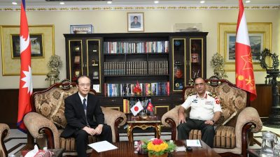 Japanese Ambassador Yutaka calls on Army Chief Sharma