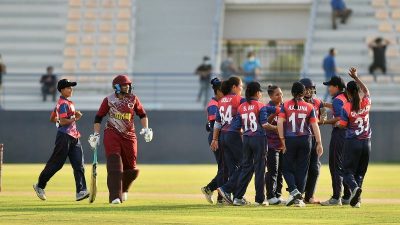 Nepal thrashes Qatar in ICC U19 Women’s T20 World Cup…