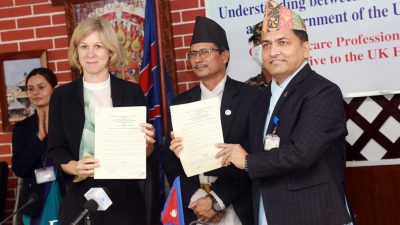 Nepal and UK sign labour MoU