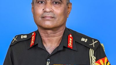 Indian Army Chief Pande arriving on September 4
