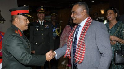 Indian Army Chief Pande returns home