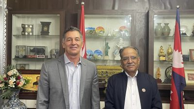 American envoy Berry holds farewell meeting with Dahal