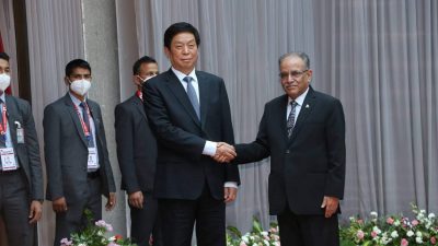 Maoist Centre Chair urges China to help reduce Nepal-China trade…