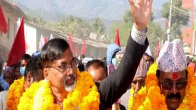 All CPN (Maoist Centre) candidates, including Finance Minister Sharma, win…