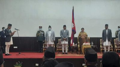 Eldest MP Rana sworn in by President Bhandari