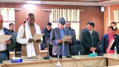 Two newly elected HoR members take oath of office and…