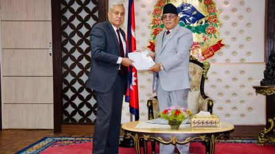 Indian ambassador calls on PM Dahal