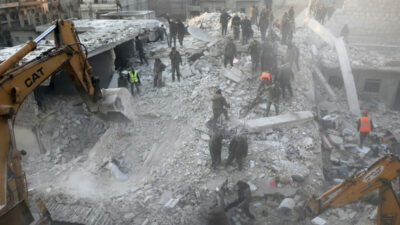 16 killed after building collapses in Syria’s Aleppo