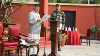 Adherence to constitution, constitutional responsibly are guiding principles: President Poudel