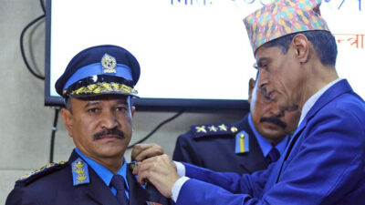 New IGP Kunwar presented with insignia