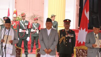 Newly-elected Vice-President Yadav sworn-in