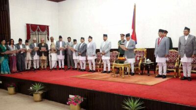 Newly-appointed Deputy Prime Minister and ministers sworn in