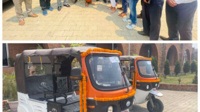 Laxmi Cares provides Electric Vehicles for pilgrims of Lumbini Heritage…