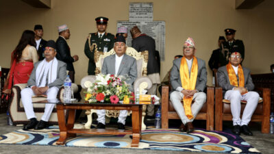 President Paudel observes Bhotojatra festival