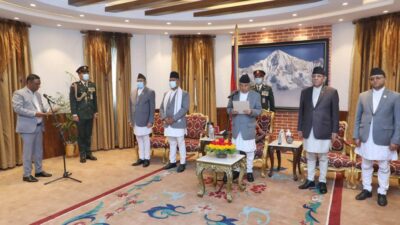 Newly-appointed minister, state minister sworn in