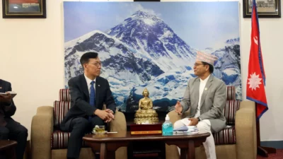 RoK ambassador calls on NA Chair, exchanges views on Nepal-Korea…