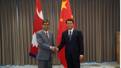 NPC Vice-Chair Shrestha holds talks with his Chinese counterpart