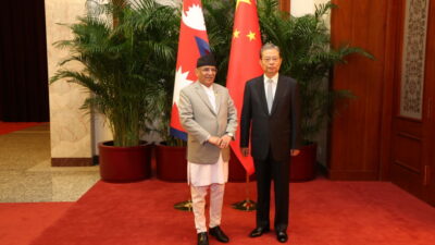 Prime Minister at Great Hall of People: Meet with Chairman