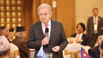 UN Secretary-General visiting Everest region today