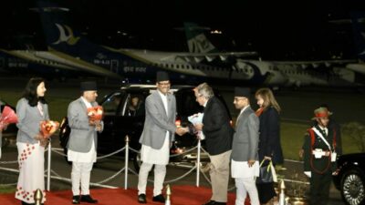 UN Secretary-General Guterres arrives in Kathmandu