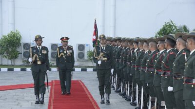 Army Chief returns home from China visit