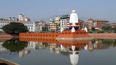 People throng at Balgopaleshwar Temple for receiving tika