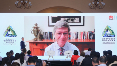 Huawei Sustainability Forum: Jeffrey Sachs Advocates Tech Solutions to Address…