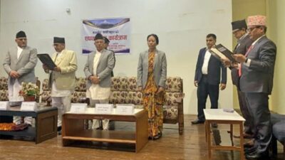 Ministers-Gurung, Devkota take oath of office