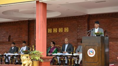 President appeals to global community to contribute for mitigating climate…