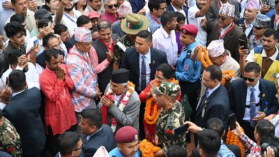 President performs puja at Ranaujireshwori Temple