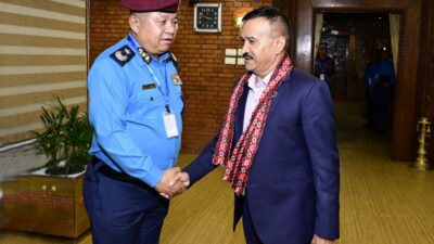 Nepal Police Chief Kunwar leaves for Greece