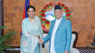 Visiting Bangladeshi Minister calls on Prime Minister Oli