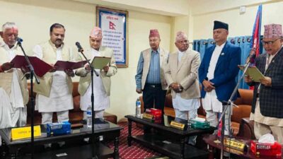 Three new ministers take oath in Lumbini