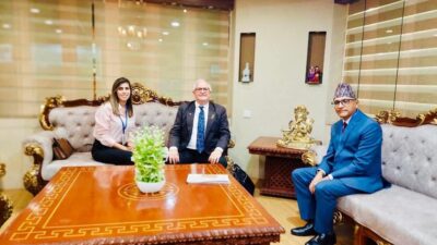 Newly appointed Israeli ambassador arrives in Kathmandu