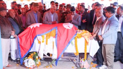 PM pays tributes to former Speaker Dhungana