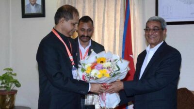 SSB, India’s high-level delegation calls on Home Minister Lekhak