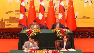 Nepal and China sign MoU on mutual cooperation