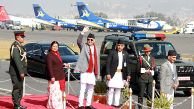 Prime Minister Oli leaves for four-day official visit to China