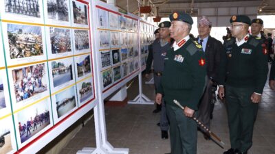 Photo exhibition at Nepal Army Headquarters